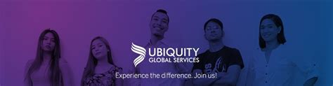 ubiquity global services careers|Working at Ubiquity company profile and information .